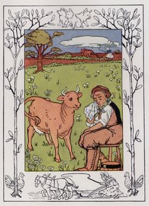 Stařec a jeho žena (barva lito)