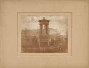 [Calton Hill, památník Dugalda Stewarta] od Hill and Adamson