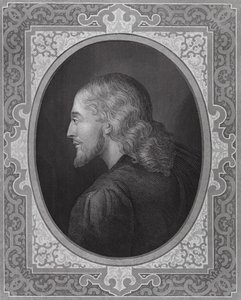 Jediná pravá podoba našeho Spasitele (rytina) od Hippolyte (1797 1856) (after) Delaroche