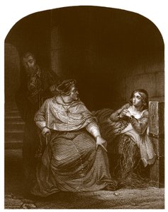 Johanku z Arku vyslýchá biskup z Winchesteru od Hippolyte Delaroche