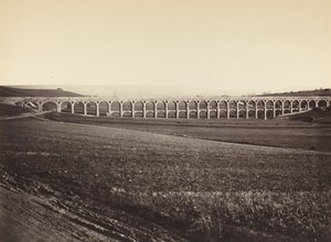 Arcades de pont sur Vanne Arcades, Most přes Vanne, 1873. od Hippolyte Auguste Collard