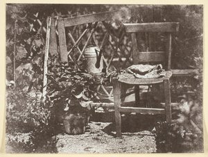 Židle v zahradě, 184250, vytištěno 1965.