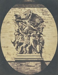 [Detail obrazu "Le Départ de 1792 (nebo La Marseillaise)" od Françoise Rudea, Vítězný oblouk]. od Hippolyte Bayard