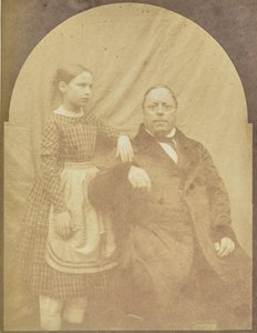 [Portrét muže a dívky] od Hippolyte Bayard