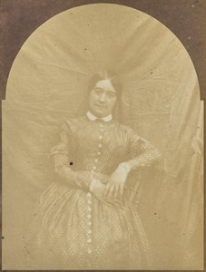 [Portrét sedící ženy] od Hippolyte Bayard