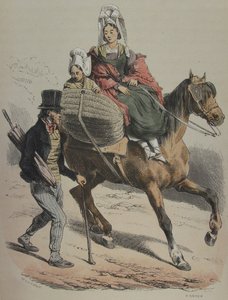 Normandie Jules Janin ilustrace 161 od Hippolyte Bellange