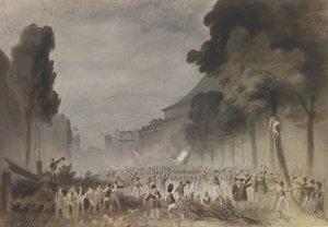 Červencová revoluce na Grands Boulevards v Paříži, 1830