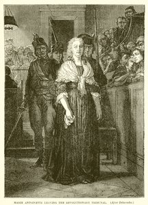 Marie Antoinetta opouští revoluční tribunál od Hippolyte Delaroche
