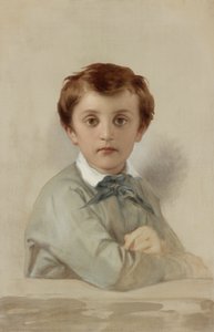 Portrét Philippe-Grégoire Delaroche, umělcova mladšího syna, 1851 od Hippolyte Delaroche