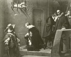 Smrt Strafforda (hlubotisk) od Hippolyte Delaroche