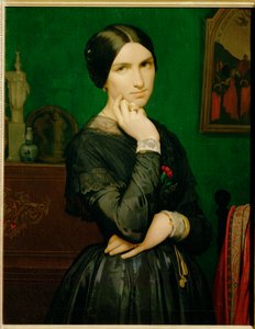 Mme. Hippolyte Flandrin (malba na plátně) od Hippolyte Flandrin
