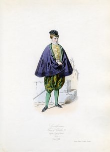 Gentleman z doby Karla IX od Hippolyte Louis and Polydore Pauquet