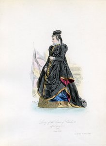 Dvorní dáma Karla IX od Hippolyte Louis and Polydore Pauquet