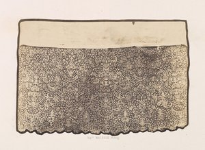 Lace Alb, patřící do kláštera Navštívení, 1857. od Hippolyte Malègue