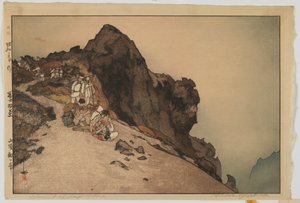 Summit of Fuji, ze série, Deset pohledů na horu Fuji, éra Showa od Hiroshi Yoshida