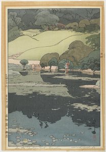 Lekníny v botanické zahradě od Hiroshi Yoshida
