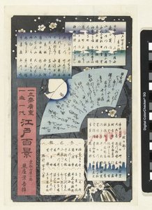 Obsah série Sto tváří Edo od Hiroshige (I) , Utagawa