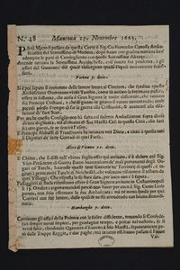 Gazzetta di Mantova - nejstarší italské noviny, 1665 od Historic Object