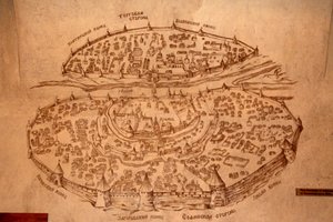 Mapa Novgorodu, 17. století