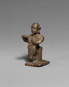 Sedící žena, cca 14.–13. století před naším letopočtem (stříbro) od Hittite