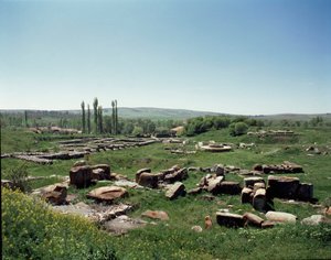 Pohled na ruiny lokality