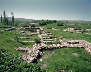Pohled na ruiny lokality
