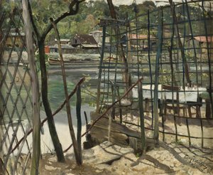 Krajina z Meudonu, Francie, 1884