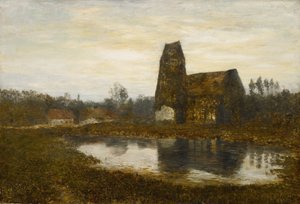 Kostel v Criqueboeufu, Normandie