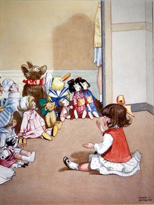 Dorothy vypráví dětem příběh od Honor Charlotte Appleton