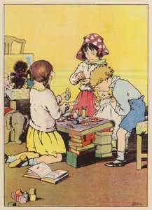 Vedení obchodu (barevná litografie) od Honor Charlotte Appleton