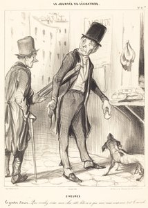 2 hodiny od Honoré Daumier