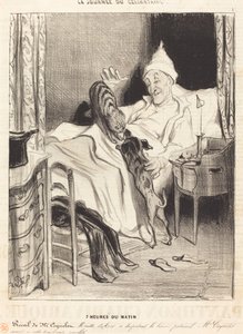7 ráno od Honoré Daumier