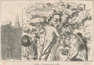 Asniéres od Honoré Daumier