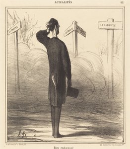 Napravo nebo nalevo? od Honoré Daumier