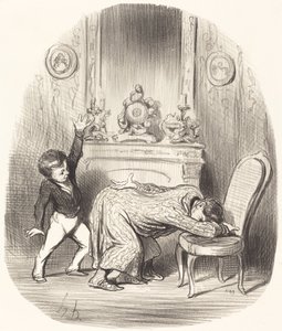 Na naléhání Jindřicha IV od Honoré Daumier