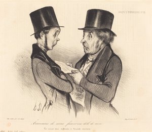 Důlní akcionáři... od Honoré Daumier