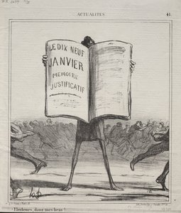 Aktuality (č. 41): Voliči, v mém náručí!... od Honoré Daumier