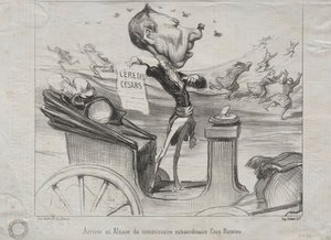 Aktuality (č. 81): Příjezd mimořádné komisařky Coco Romieu do Alsaska od Honoré Daumier
