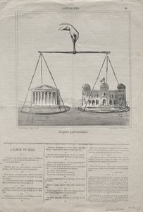 Aktuality č. 10: Parlamentní režim , 1870. od Honoré Daumier