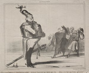Aktuality č. 71: Proč mi berou peníze..., 1854. od Honoré Daumier