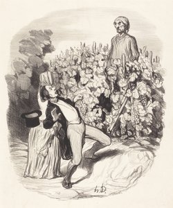 Ach! Saperlotte, myslím, že jsme sevřeni! od Honoré Daumier