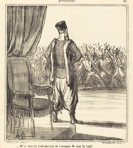 Ach! že... zdá se, že už se o mě nestarají od Honoré Daumier