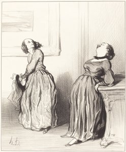 Zjistil jste, že můj poslední román není tak docela... od Honoré Daumier