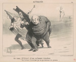 Vzduch známý: Oh! Richard Oh! Můj král ... od Honoré Daumier