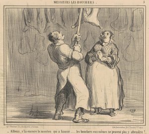 No tak, je tu zase ta ovce, která vstala od Honoré Daumier