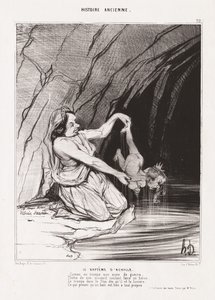 Dějiny starověku: Pl. 22, Achilleův křest od Honoré Daumier