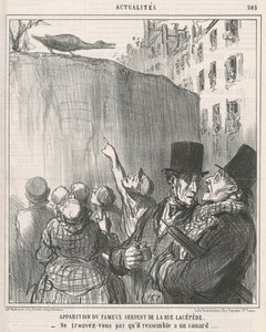 Vzhled ... hada z rue Lacépède od Honoré Daumier