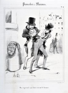 Dílo Honore Daumiera (1808-1879). Charivari pochází z roku 1840: MUSEE DES BEAUX ARTS - PALAIS LONGCHAMP, MARSEILLE od Honoré Daumier
