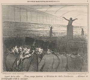 Vzhled místnosti od Honoré Daumier