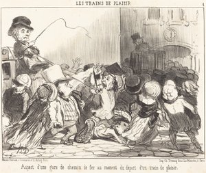 Vzhled nádraží... od Honoré Daumier